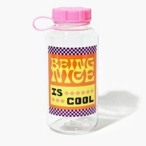 Being Nice Is Cool Water Bottle